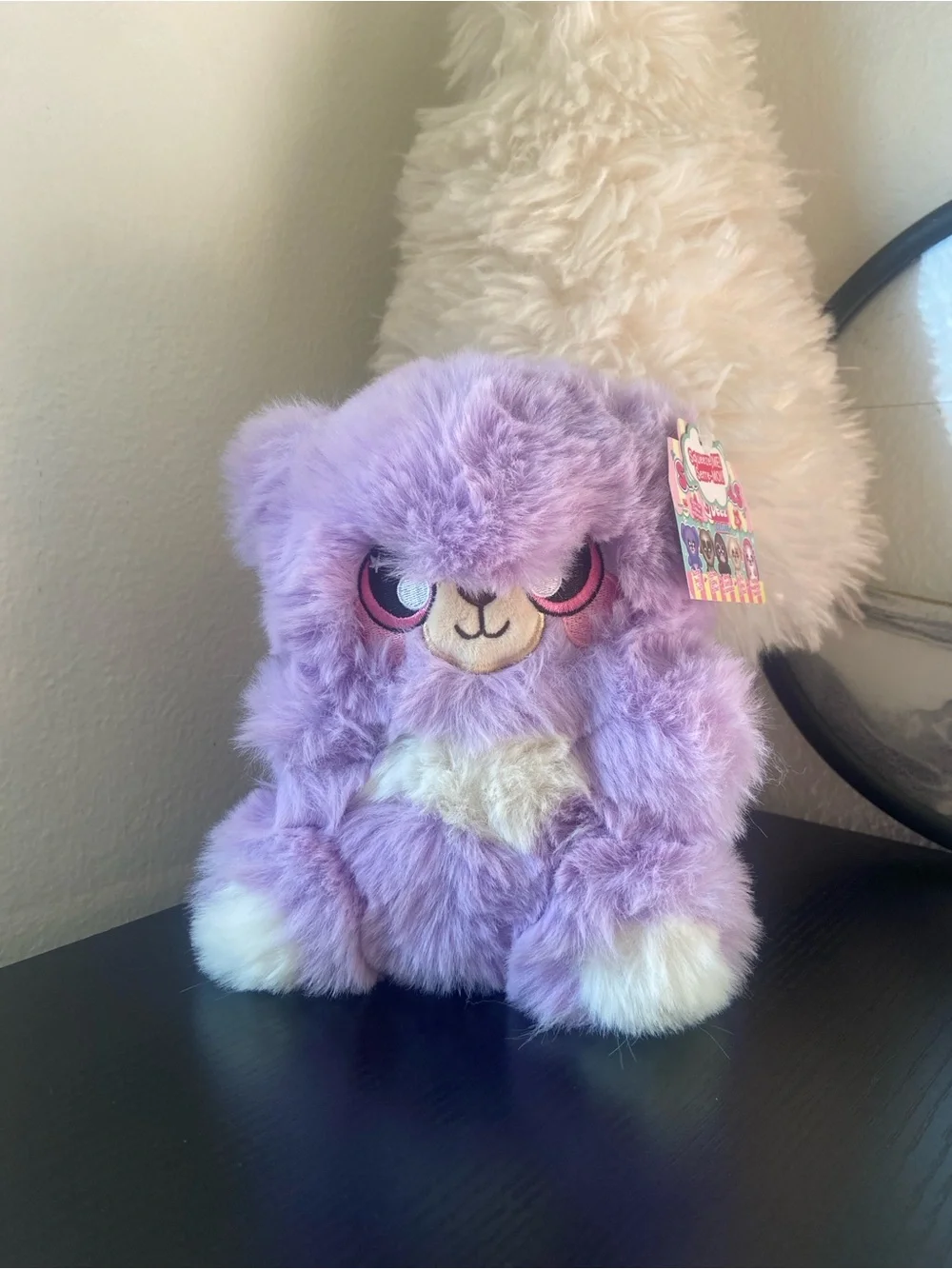 Squeezamals Deluxe Baxter Bear Purple Watermelon Scented NWT